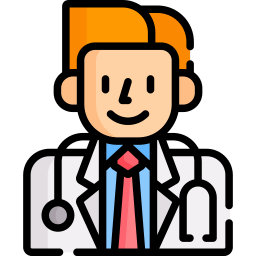 Doctor man occupation user icon