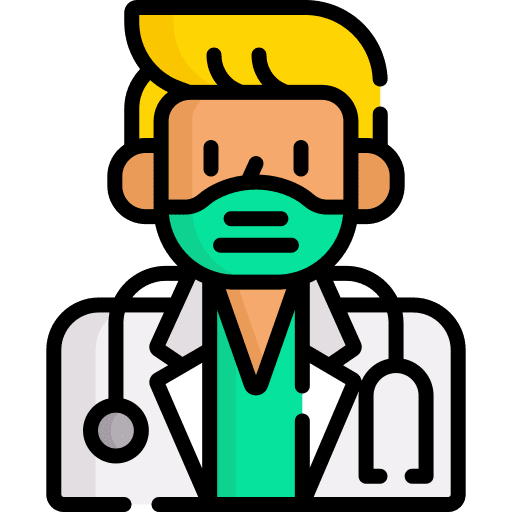 Doctor man professions and jobs person icon