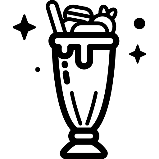 Milkshake beverage sugar sweet icon