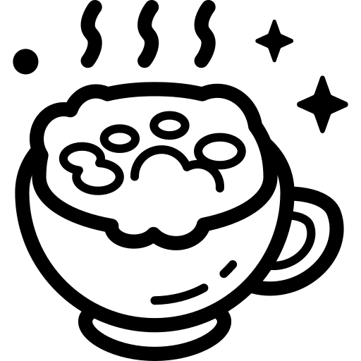 Cappuccino hot drink beverage coffee icon