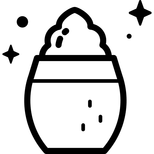 Dalgona food and restaurant sweet dessert icon