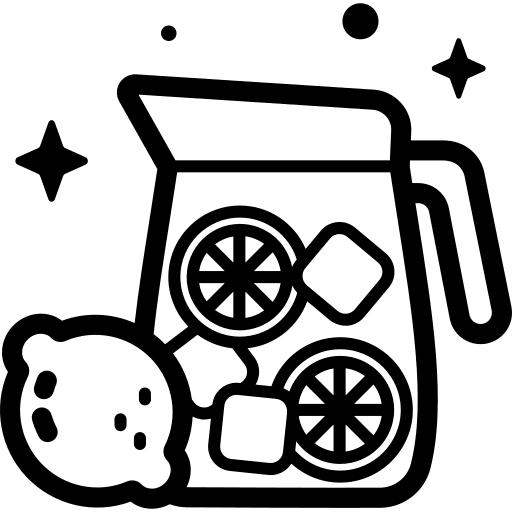 Lemonade citrus food and restaurant fresh icon