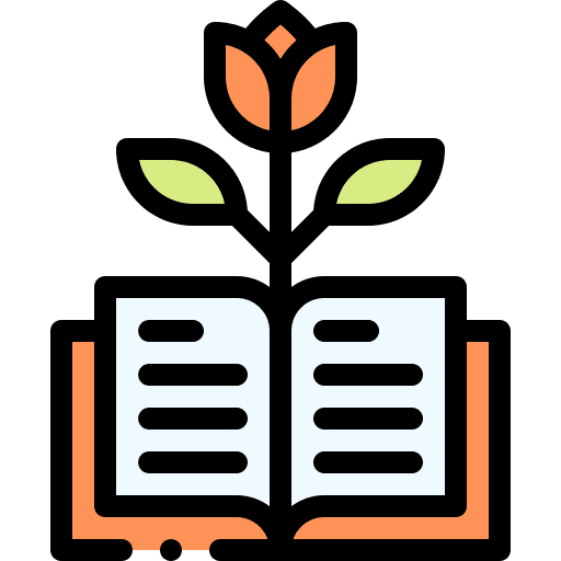 Educative book leisure book knowledge icon