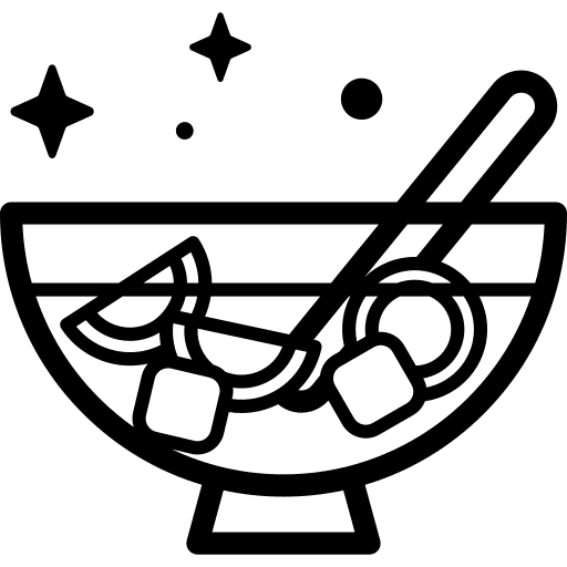 Punch refreshment beverage food and restaurant icon