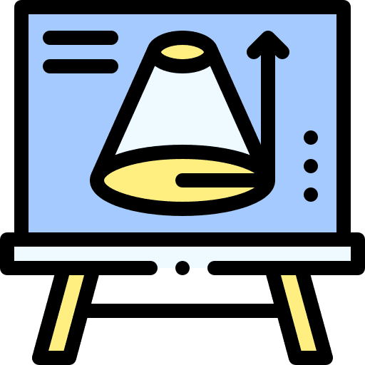 Trigonometry trigonometry education pie chart icon