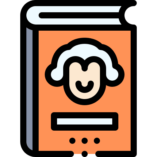 Biography writer history biography icon