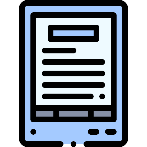 Ebook device education learning icon