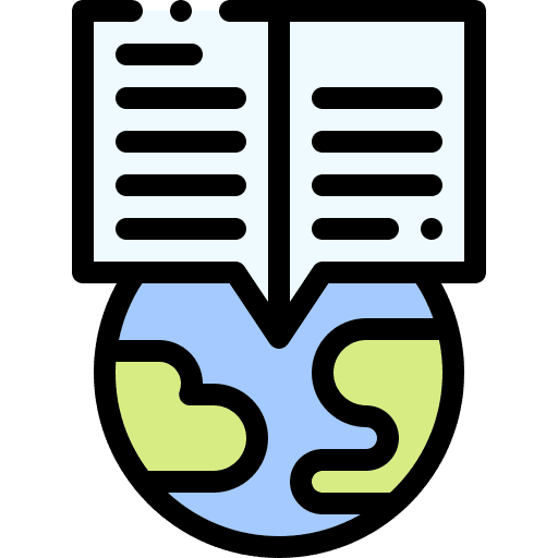 Online learning book online learning education icon