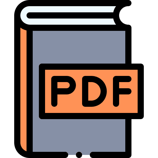 Pdf file book library pdf file icon
