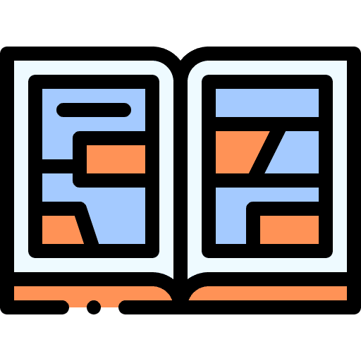 Book reading study book icon