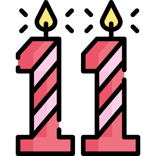 Candles birthday and party celebration candles icon