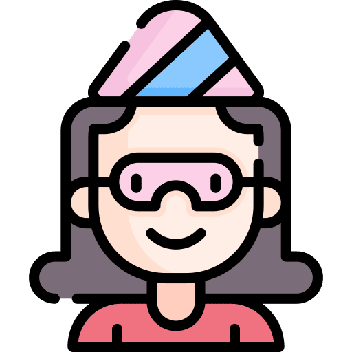 Birthday girl celebration party time happy icon