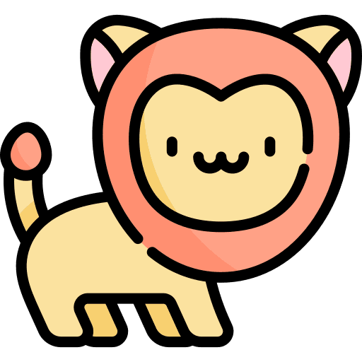 Lion nature lion animal kingdom icon