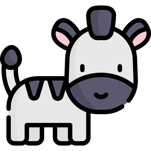 Zebra animals zoo zebra icon