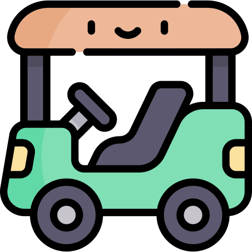 Cart car automobile transport icon