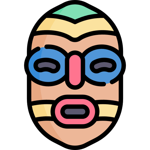 Mask art african traditional icon