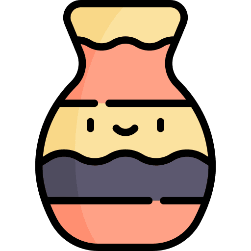 Vase decoration cultures vase icon