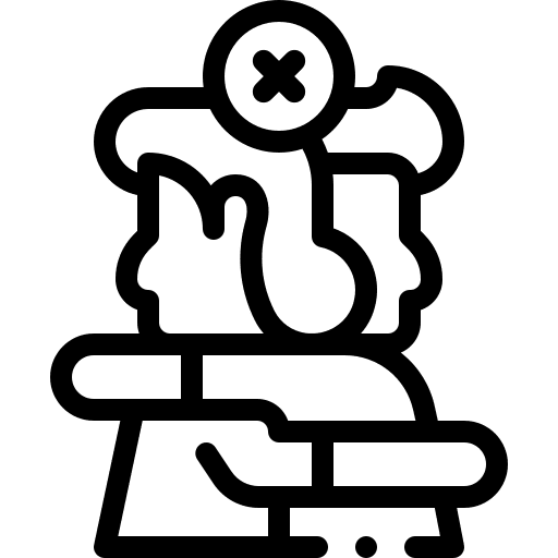 No touch hug closeness social distancing icon