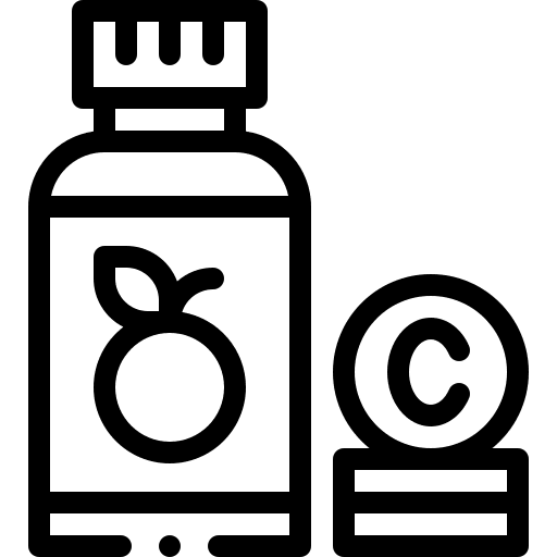 Vitamin c vitamin pill drugs capsule icon