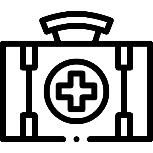 First aid kit entertainment first aid kit doctor icon