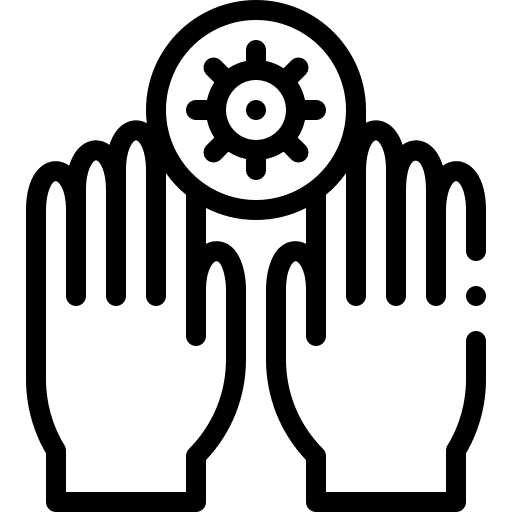 Gloves hand glove coronavirus sick icon