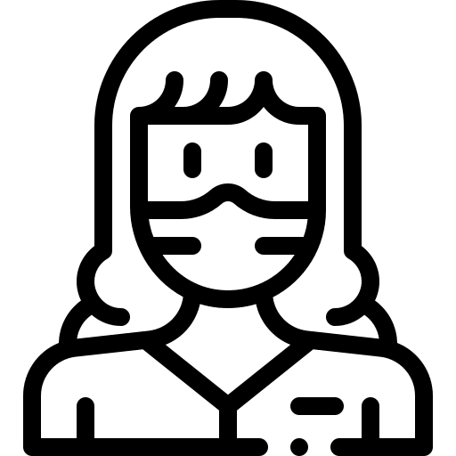 Medical mask sick medical mask coronavirus icon