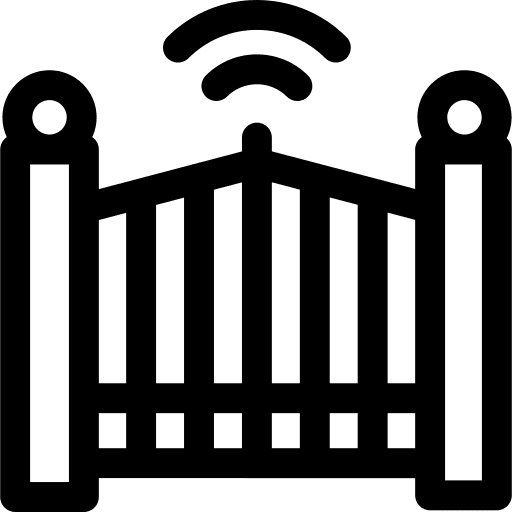 Smart door smart door electronics smart house icon