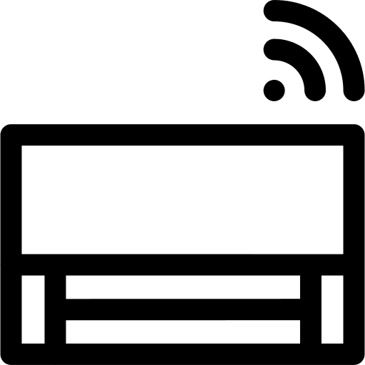 Air conditioner home automation smart home air conditioning icon