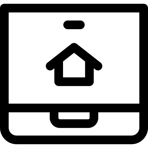 Laptop computer electronics technology icon