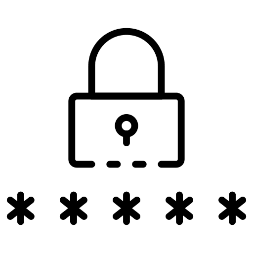 Padlock lock locked padlock icon