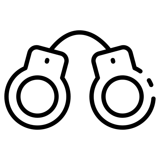 Police handcuff security police police handcuff icon