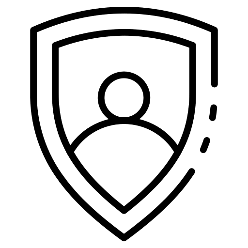 Shield shield protection user icon