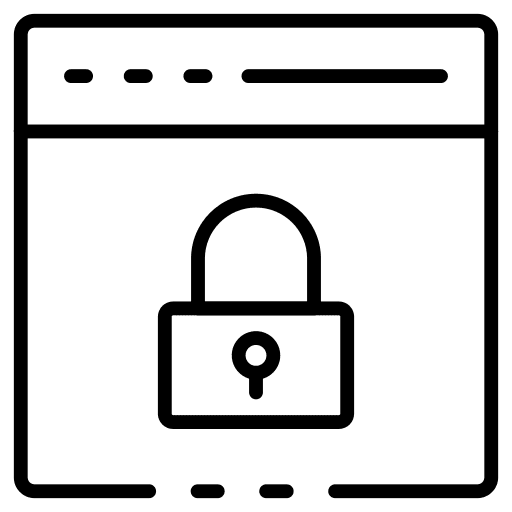 Web browser web browser padlock secure icon