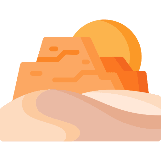 Canyon scenery landscape nature icon