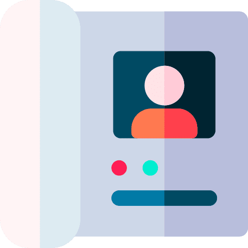 Intercom smart video doorbell security icon