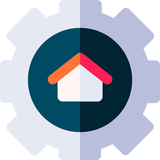 Home gear home house icon