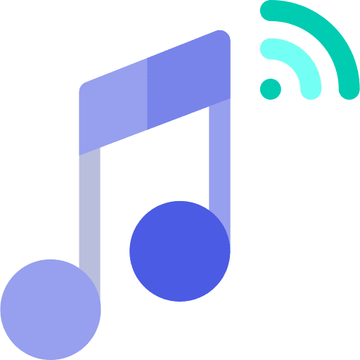 Music wifi signal music and multimedia multimedia icon