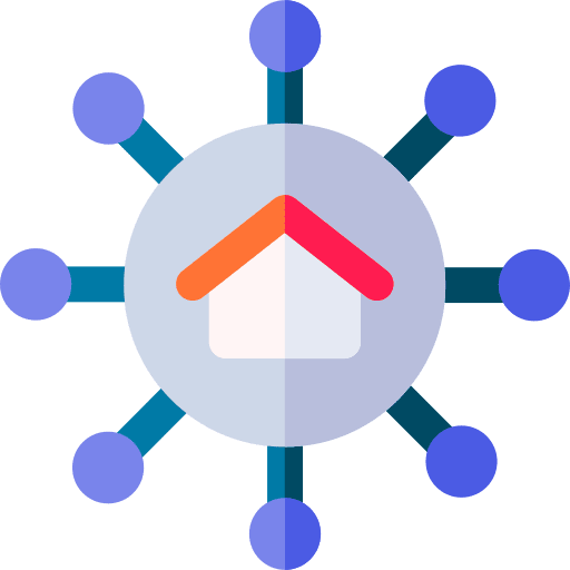 Smart home smart home home automation technology icon
