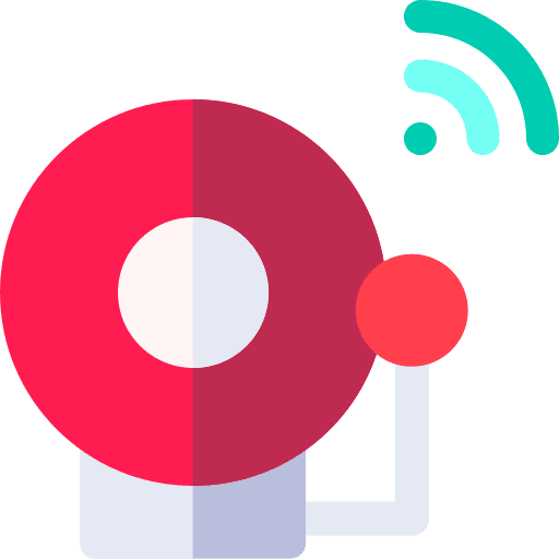 Alarm smart home home automation wifi signal icon