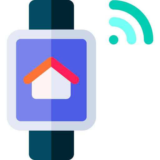 Smart watch home automation electronics smart house icon