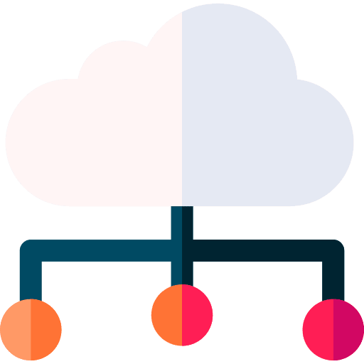 Cloud connection cloud computing cloud icon