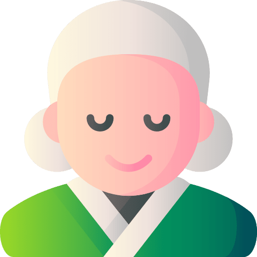 Obasan woman avatar user icon