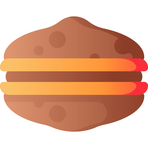 Dorayaki japanese dessert food and restaurant icon