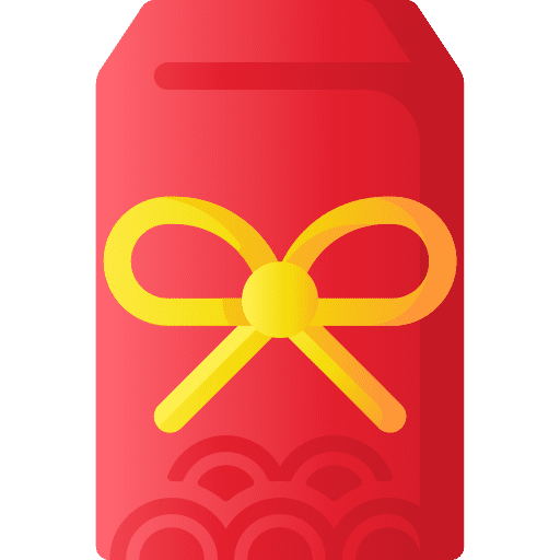 Otoshidama money cultures new year icon