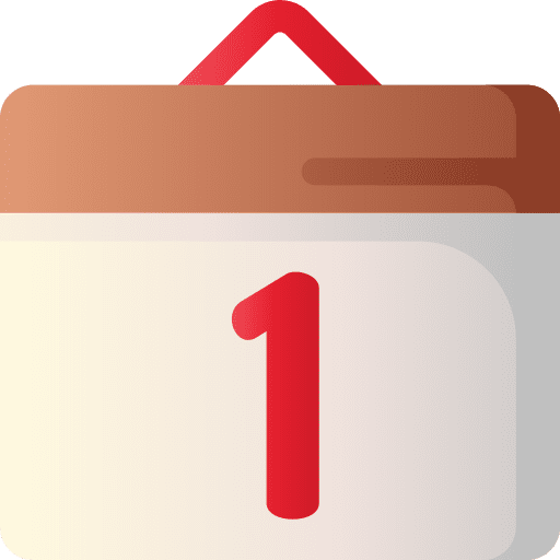 Shogatsu day time and date time icon