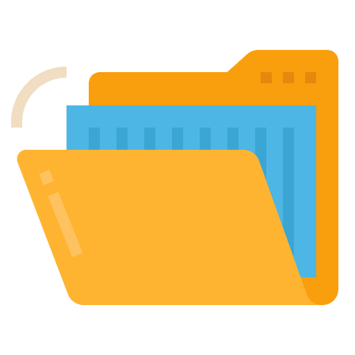 Files and folders data storage storage files and folders icon