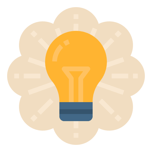 Idea strategy concept thinking icon