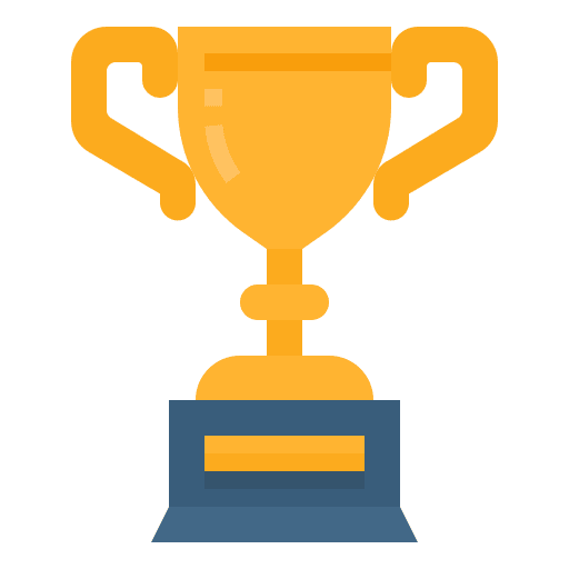 Trophy champion trophy cup icon