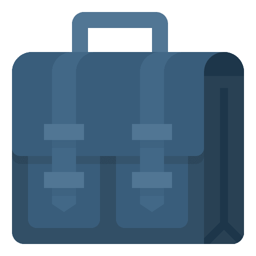 Briefcase briefcase portfolio leather icon