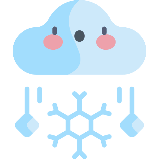 Hail cold meteorology cloud icon